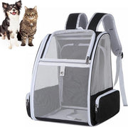 Zak per animale con finestra e cintura di sicurezza - Borsa per animali pieghevole per cani e gatti piccoli - Escursioni, viaggi, campeggio all'aperto
