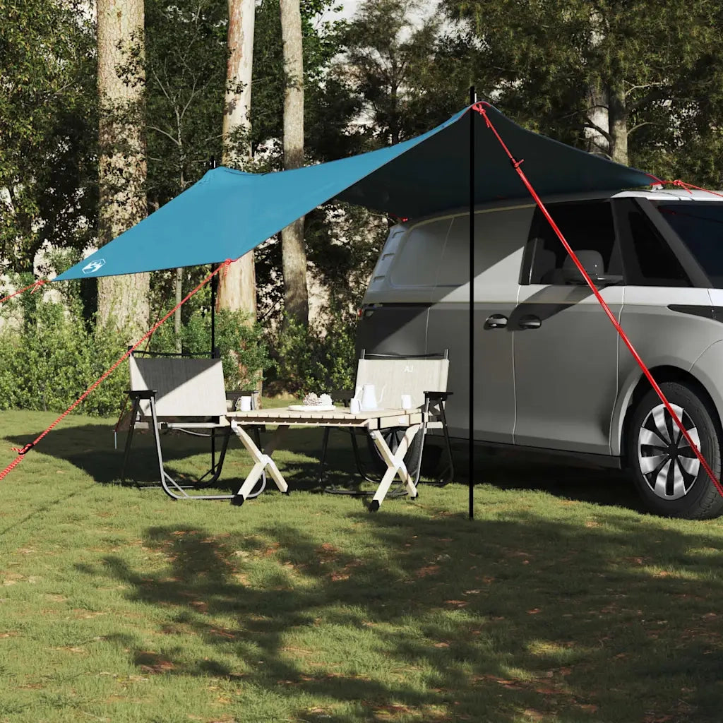 Tenda da Campeggio per Auto-Tenda per Escursionismo Blu Impermeabile 614966