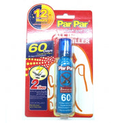 Trade Shop - Spray Liquido Vapo Ricarica Repellente Anti Zanzare 45ml Protezione Per 60 Gg -