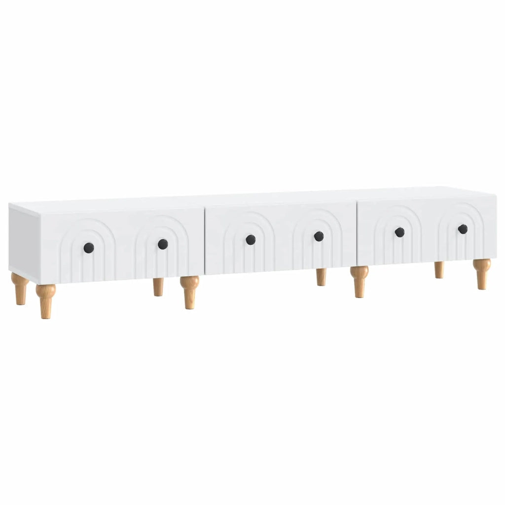Mobile TV Bianco 147 x 34,5 x 30 cm Legno ingegnerizzato 894245