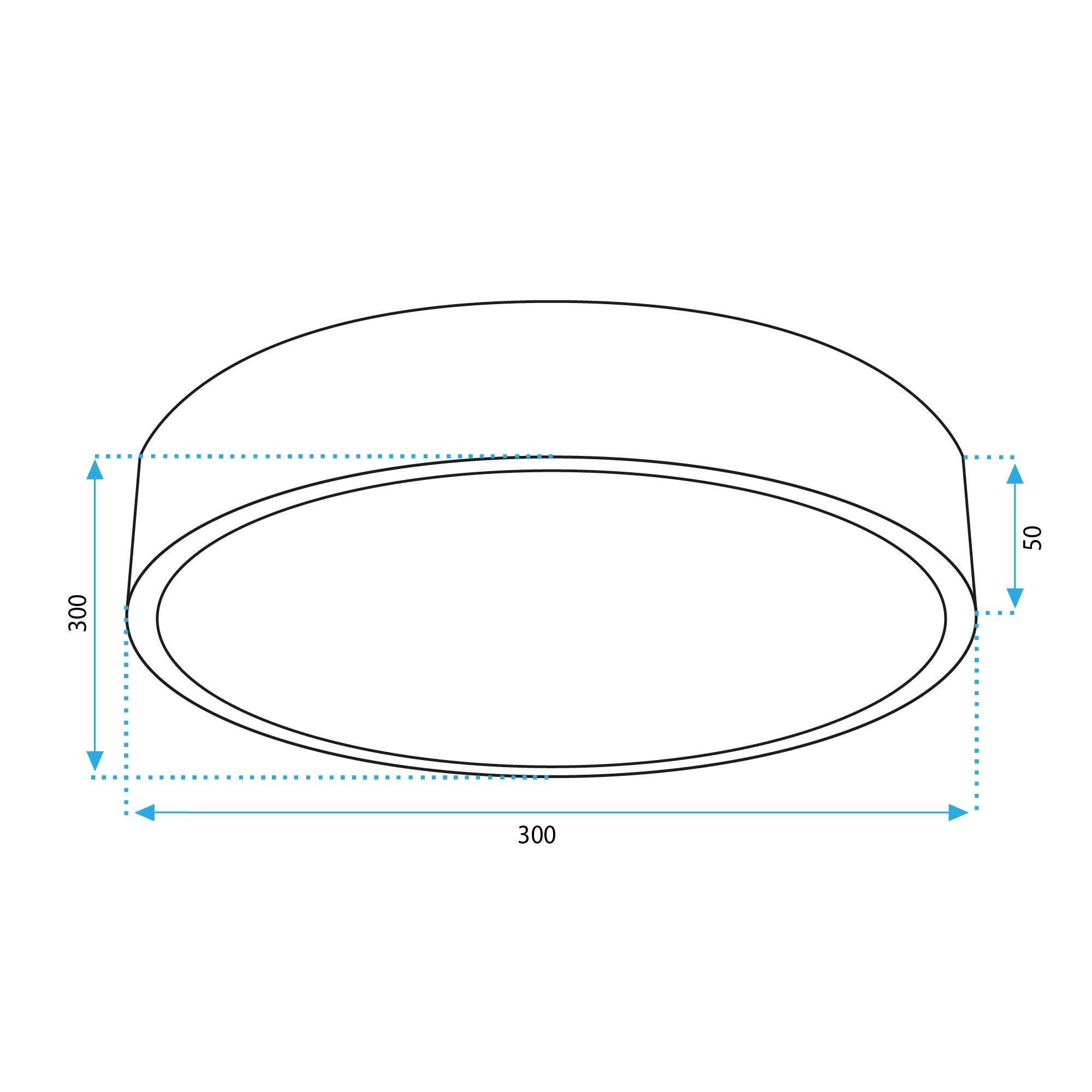Lampada Da Soffitto App1404-c 30cm