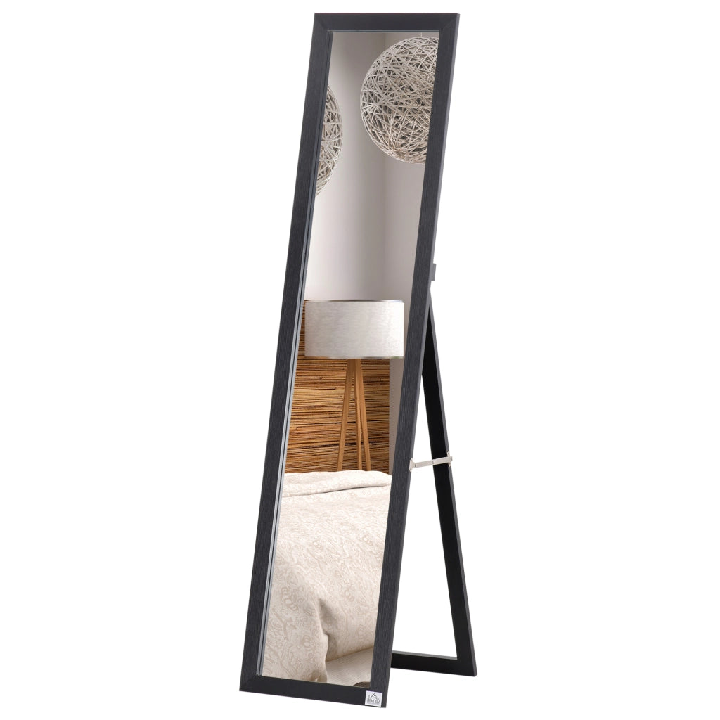 Specchio da Terra Rettangolare ¨C Xylo ¨C Nero 37x37x154 cm