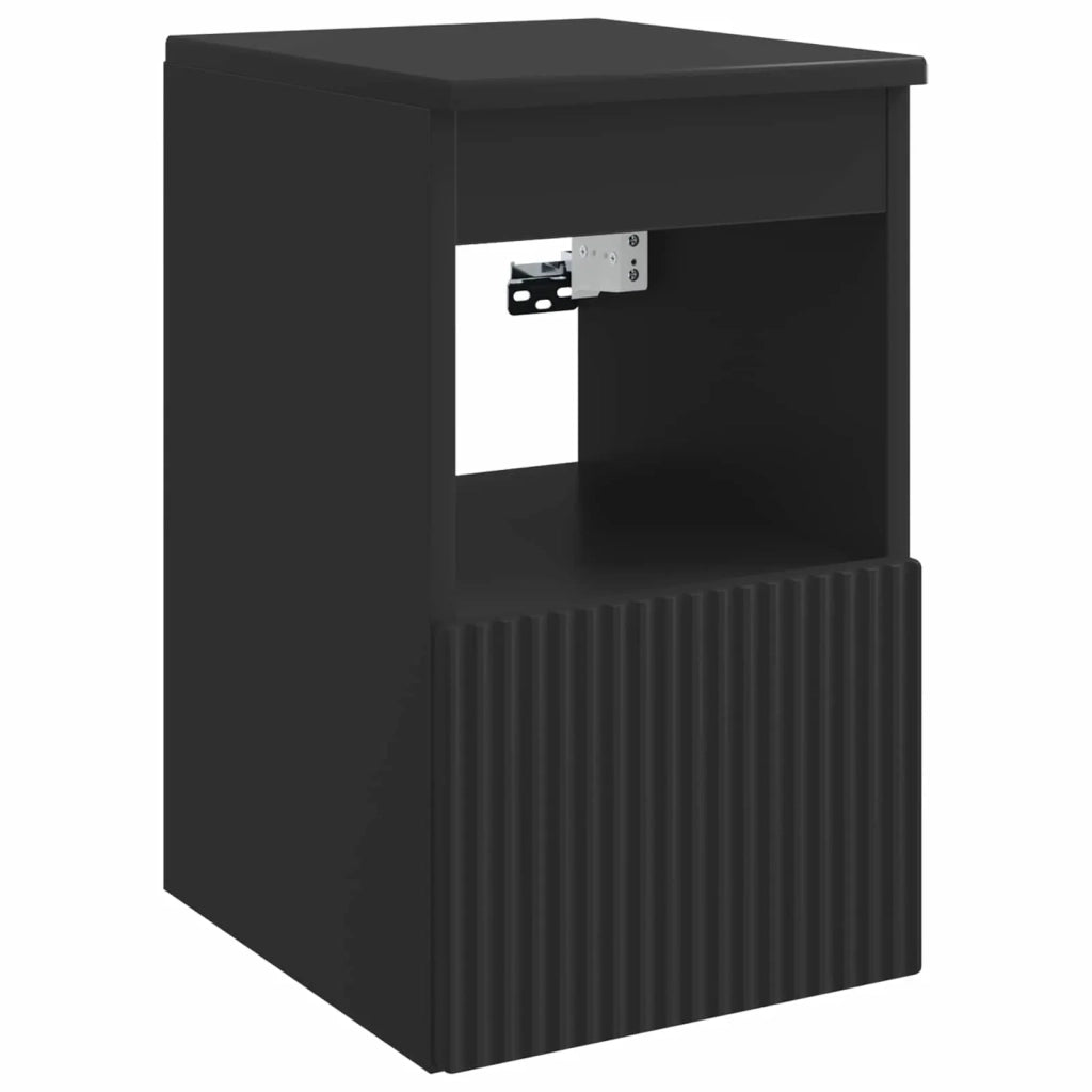 Mobile da Bagno Nero 30 x 35 x 50 cm Legno ingegnerizzato 890483