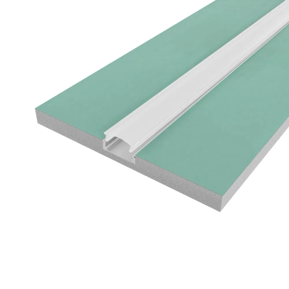 Cartongesso con profilo in alluminio integrato 2m resistente all'umidità
