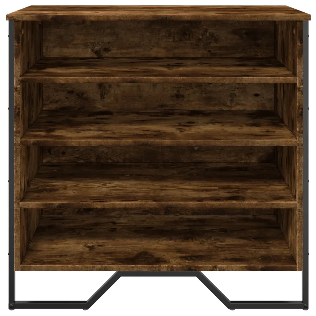 Scarpiera Rovere Fumo 80x38x78 cm in Truciolato 848651