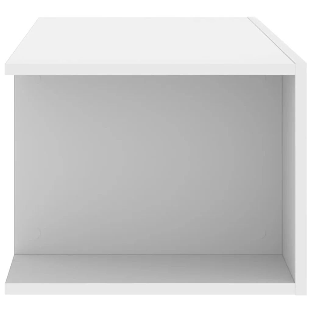 Mobile Porta TV con Luci LED Bianco 90x39x30 cm
