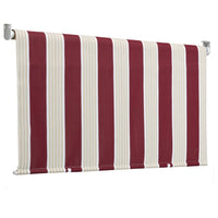 Tenda da sole  a caduta  h.250 l. 150 riga bordeaux