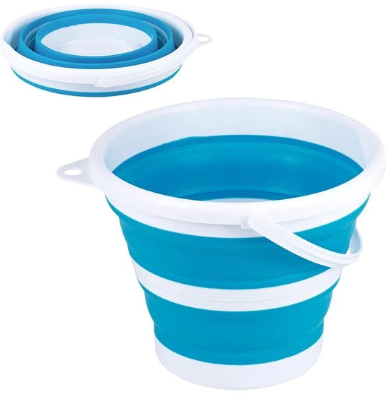 Emiciclo - Ciotola Collapsabile 3 Litri - Ciotola di Silicone - Spaziale - Portatile - Manico Solido - Ciotola Multifunzionale
