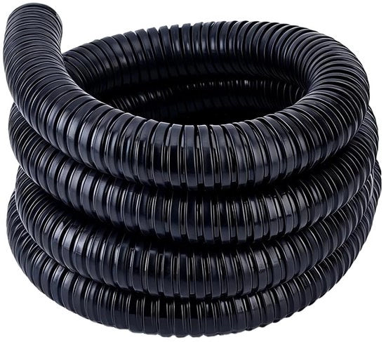 Canale di protezione flexibile 3 m - PVC - Buitendiameter 43,5 mm - Nero - Duraturo e isolante - Canale di protezione per cavi