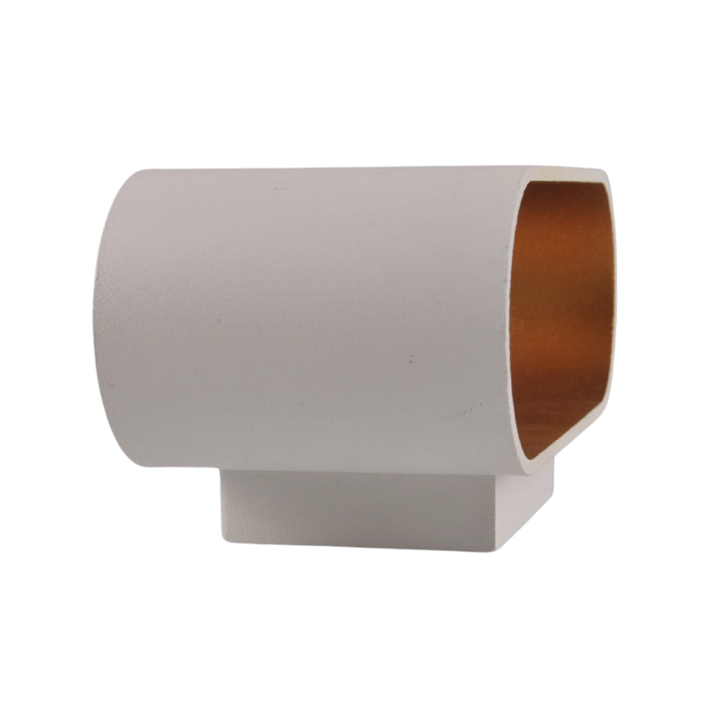 Applique da parete ELISSA bianco oro in alluminio 1xG9 Polux