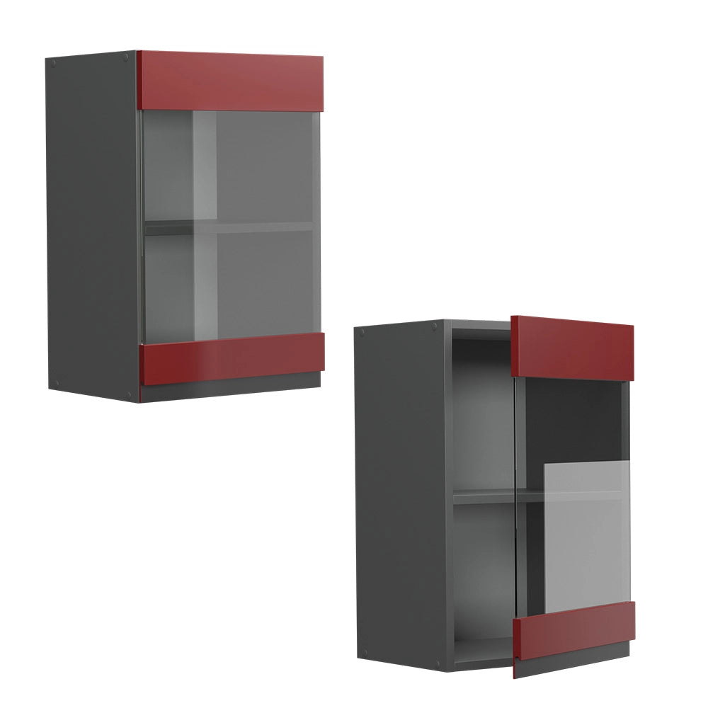 Vicco Mobile alto Rosso 40 cm Forma a J
