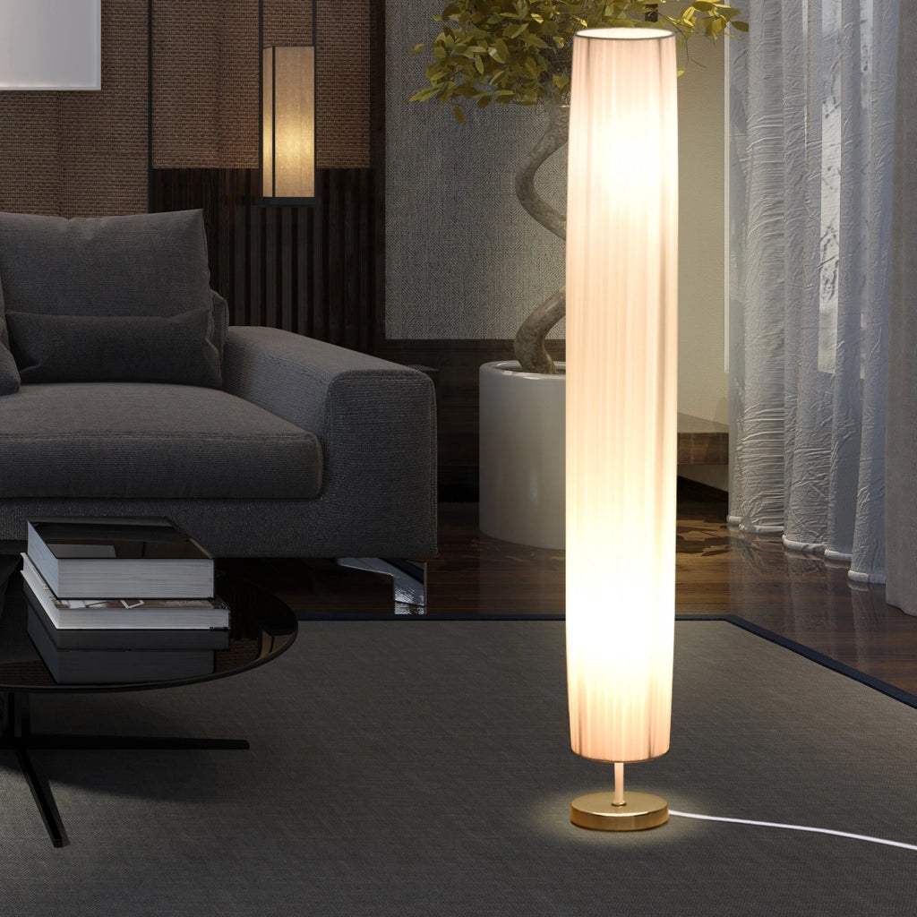 Lampada da Terra Moderna per Soggiorno Camera da Letto ¨C zephmum ¨C 120 cm Bianco