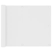 Paravento per balcone 75 x 400 cm tessuto oxford bianco 02_0010051