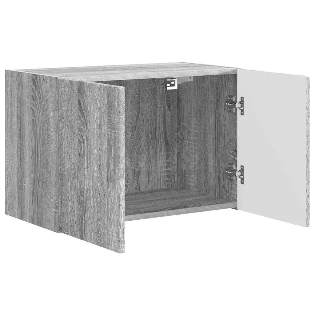 Mobile TV da parete-Mobile TV a Muro-Credenza TV Grigio Sonoma 59,5 x 31 x 40 cm