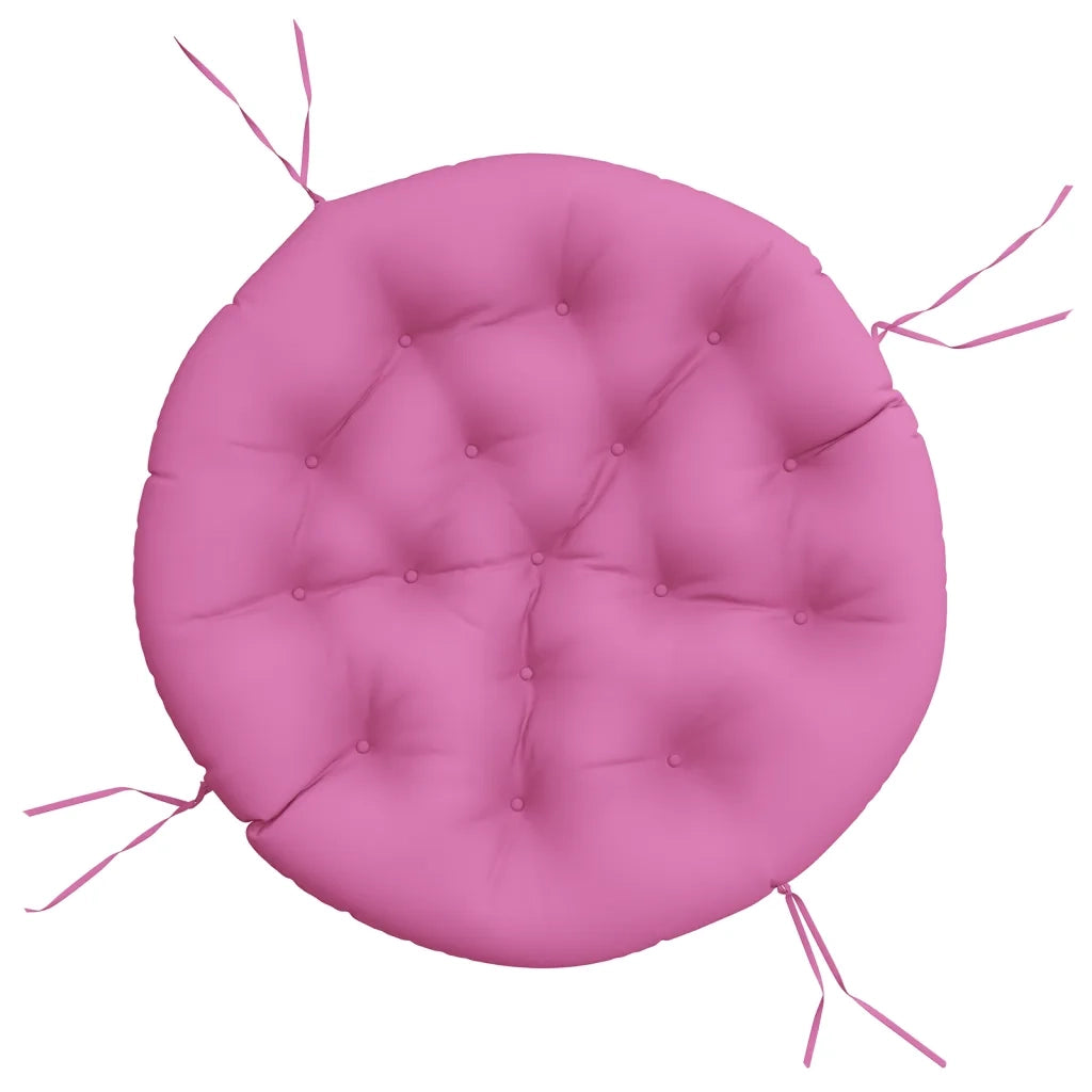 Cuscino Rotondo Rosa Ã˜ 100x11 cm in Tessuto Oxfordcod mxl 102555