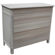 Cassettiera classica in legno 6 cassetti grezzo l.121 p.53 h.104 (3200) - Mobili 2G