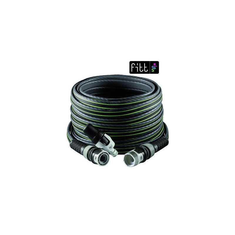 Tubo fitt force grey/lime nts, lancia + 2 raccordi, 25 m 5/8"