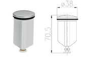 TAPPO X SCARICO NORTON 1"1/4 PVC EC