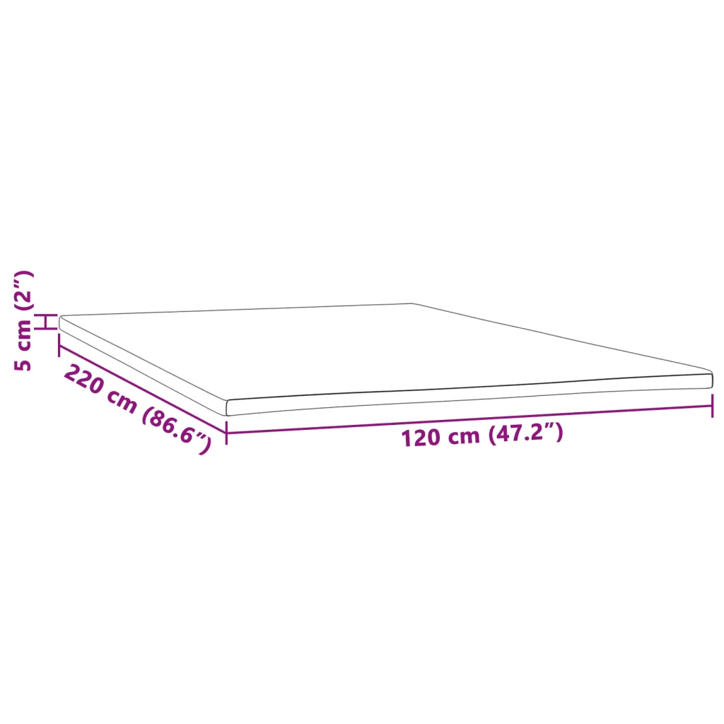 Coprimaterasso-Fodera per Materasso 120x220x5 cm