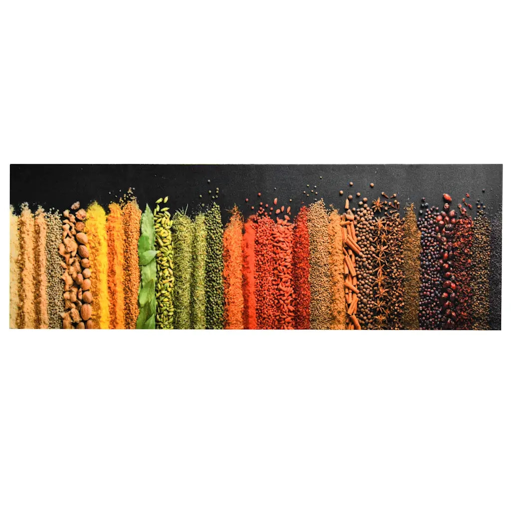 Tappetino da Cucina Lavabile-Tappeto da Cucina Spezie 45x150 cm