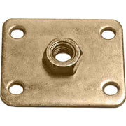 PIASTRA CON DADO SALDATO   M10 - 50x60x3 mm