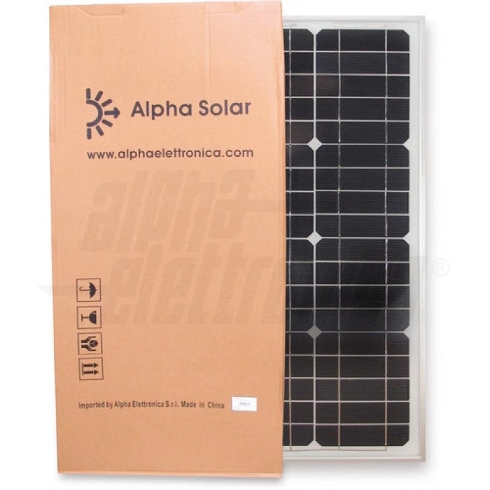 Pannello fotovoltaico Monocristallino MM027-12/1 - 27W - 21,7V