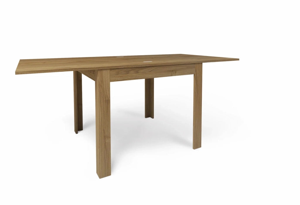 Tavolo Quadrato / Rettangolare Pieghevole Allungabile 90+90cm noce stelvio