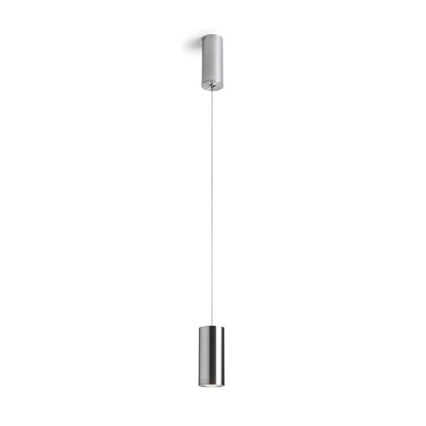Faretto Lampadario BOGARD a sospensione nichel opaco 230V LED 5W 40° 3000K