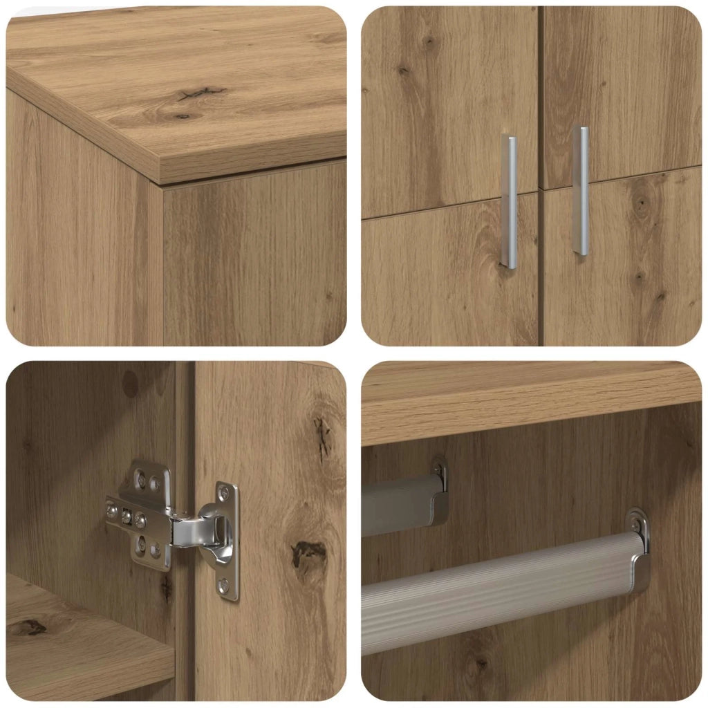 Credenza 80 x 39 x 178 cm Legno ingegnerizzato 3365571