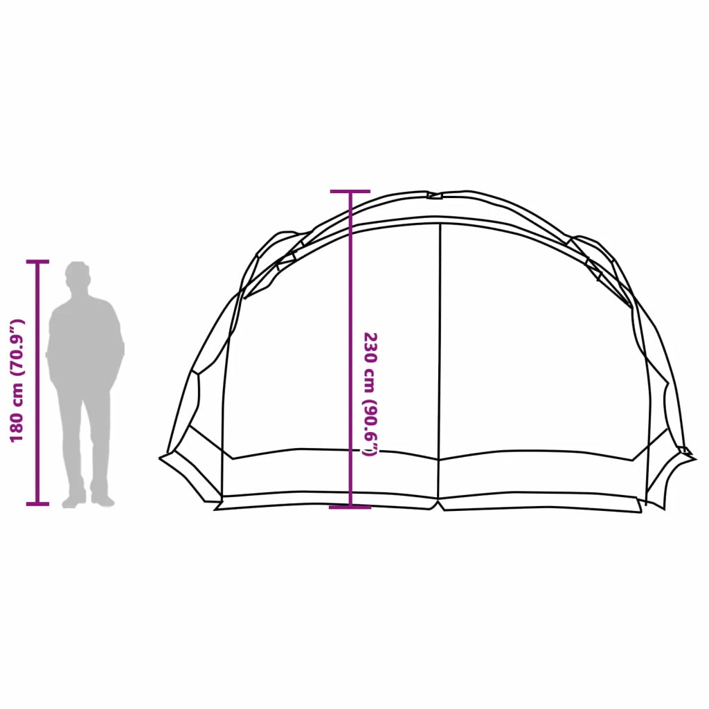 Tenda zanzariera con tetto Blu Azzurro 434 x 434 x 230 cm 4100694