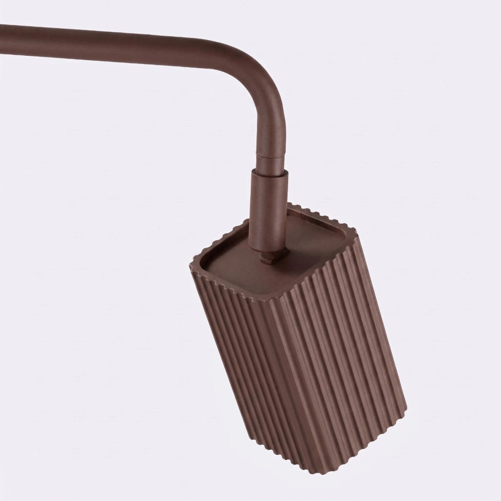 Lampada da terra RAYO 1 marrone