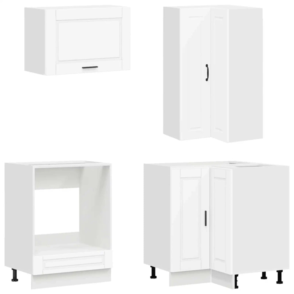 Unità Cucina PORTO 8 pcs Bianco Legno ingegnerizzato 3438421