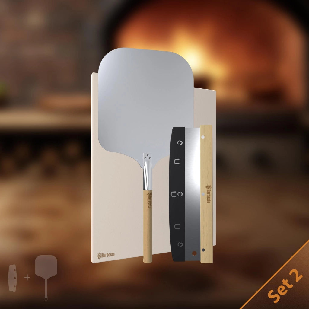 Set di pietre per pizza Pietra per pizza+taglia pizza