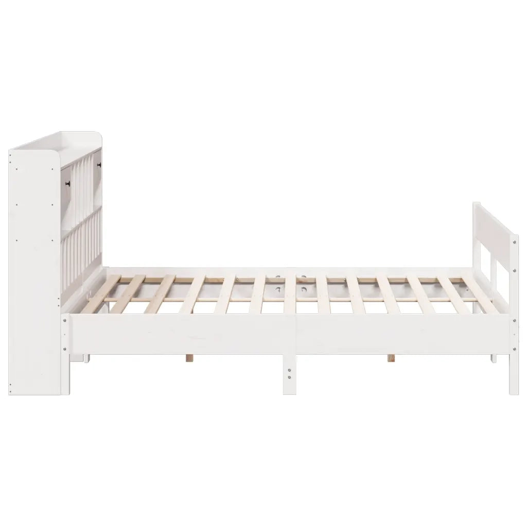 Giroletto con Libreria senza Materasso 180x200 cm in Legno Pino 3323018