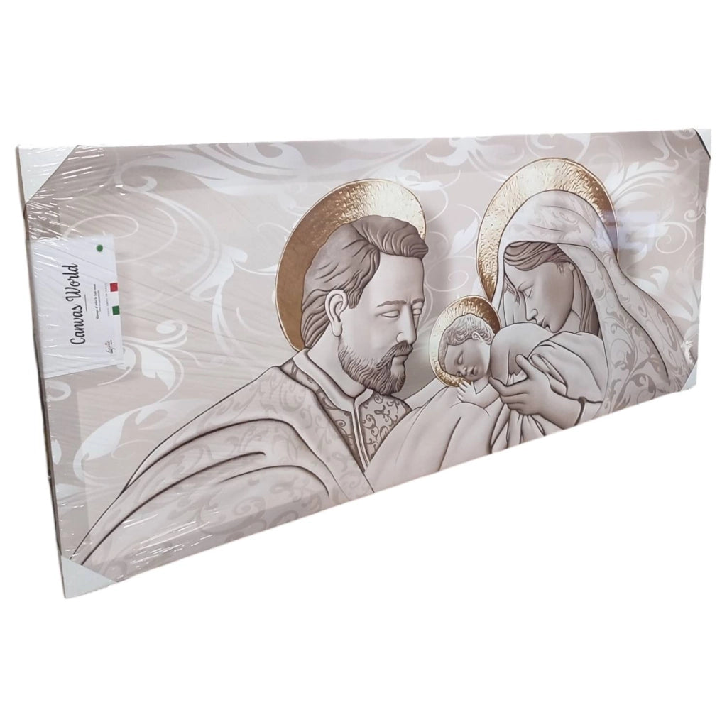 QUADRO THE KISS SHABBY BROWN SACRA FAMIGLIA