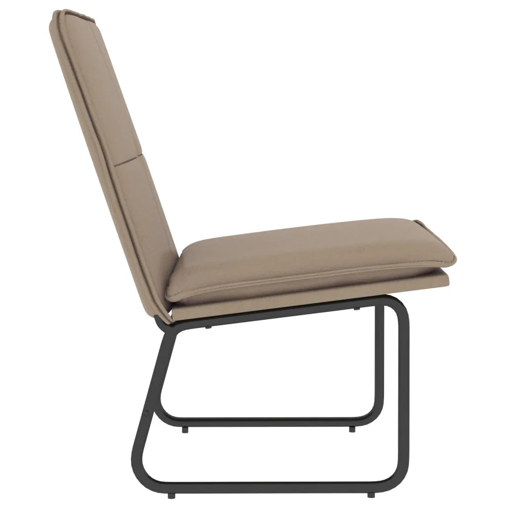 Sedia Lounge Cappuccino 54x75x76 cm in Similpelle cod mxl 13920
