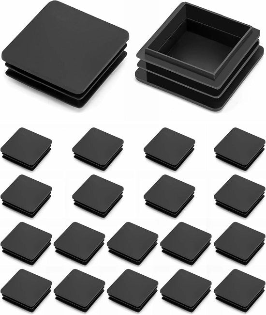 40 x 40 mm pluggi in plastica per capo di fine tubo quadrato, pluggo per tubo quadrato, capi di fine per tubo quadrato, pluggo per tubo quadrato, capi di fine per tubo quadrato 

 Specifiche tecniche:
 - 20 pezzi
 - 40 x 40 mm