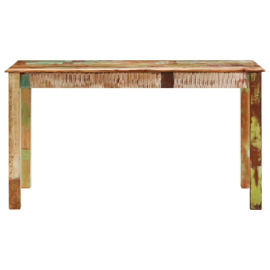 Tavolo da Pranzo in Legno Massello di Recupero 140x70x76 cm cod mxl 58542