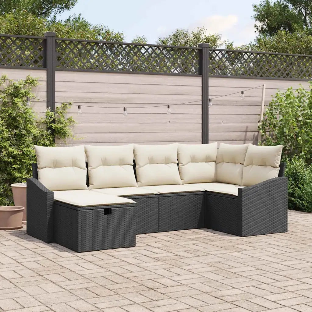 Set di divani con cuscino 7 pcs polyrattan