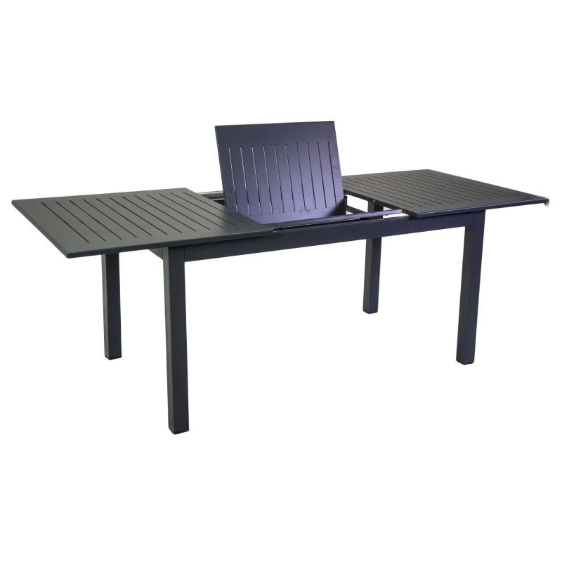Tavolo alluminio Monterey allungabile antracite cm150/210x89h75