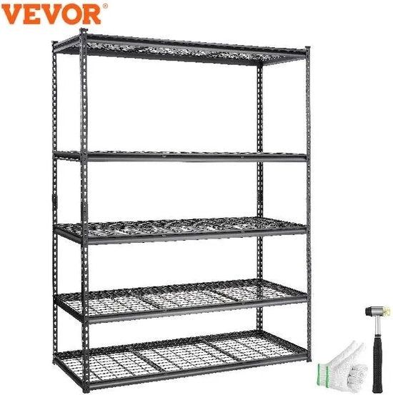 Cassa apribile - Stante apribile - Altezza regolabile della mensola - Materiale metallico - 5 livelli