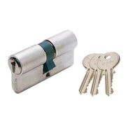 CILINDRO SAGOMATO A DOPPIO PROFILO NICHELATO 'F5' ISEO 56 mm (23+10+23) - ISEO