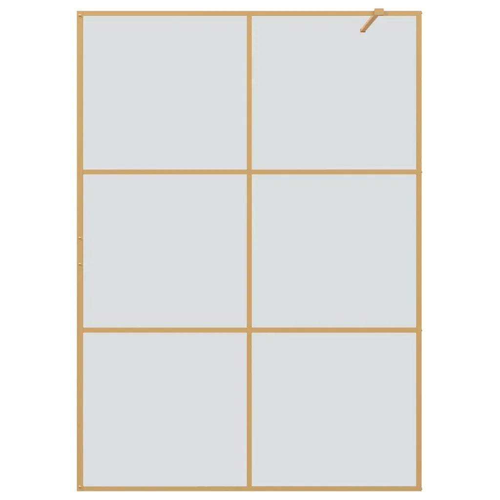 Parete Doccia Walk-in Oro 140 x 195 cm vetro temperato