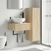 Set di mobili per il bagno 2 pz Rovere Sonoma 3406095