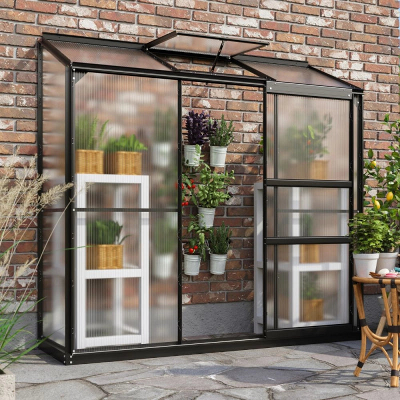 Serra Vitavia Ida 1300 Nero Policarbonato 4mm 69x193 H 182 cm