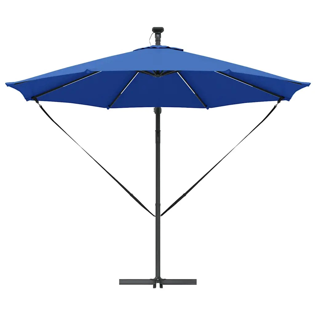 Ombrellone-Ombrello da giardino Azzurro 294 x 294 x 248 cm Poliestere e Alluminio