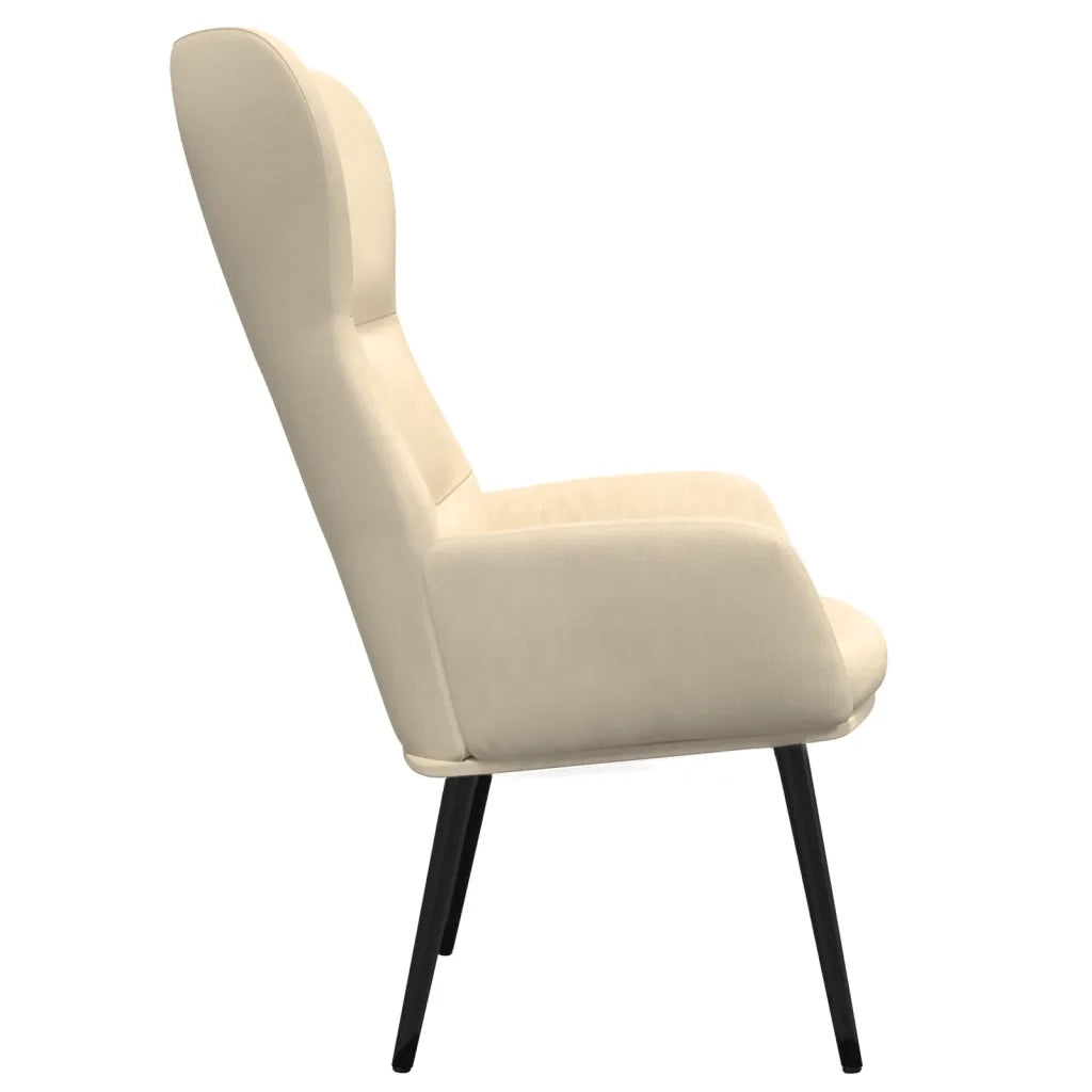 Sedia Relax Crema in Tessuto cod mxl 24480