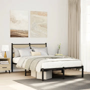 Giroletto senza Materaso in Metallo Rovere Sonoma 120x190 cm