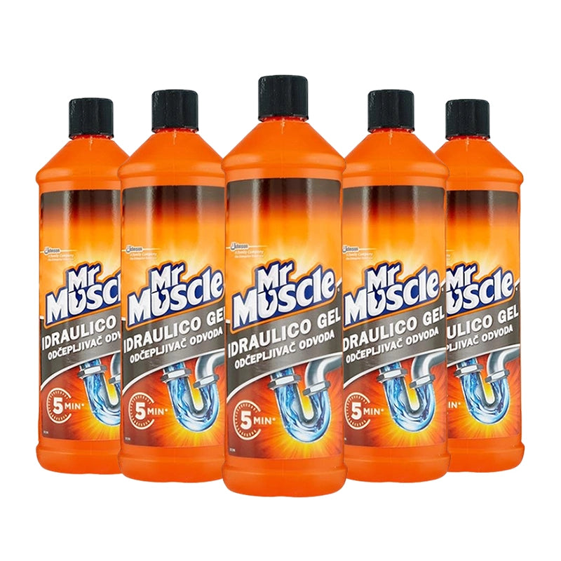 MISTER MUSCOLO DISGORGANTE IDRAULICO GEL 5 X 1 LT
