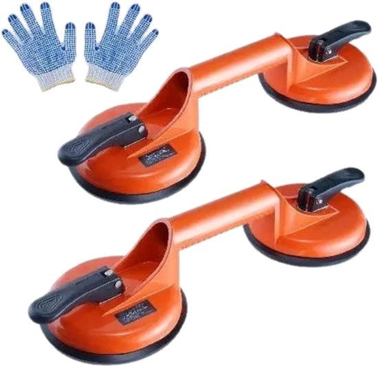 Caricatore di vetro Powergrip - Caricatrici di vetro - Caricatore di vetro con morsetto - Morsetto - 2 pezzi - 150 kg